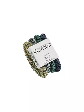 KKNEKKI | Haargummi 4er Pkg BUNDLE 29 | dunkelgrün